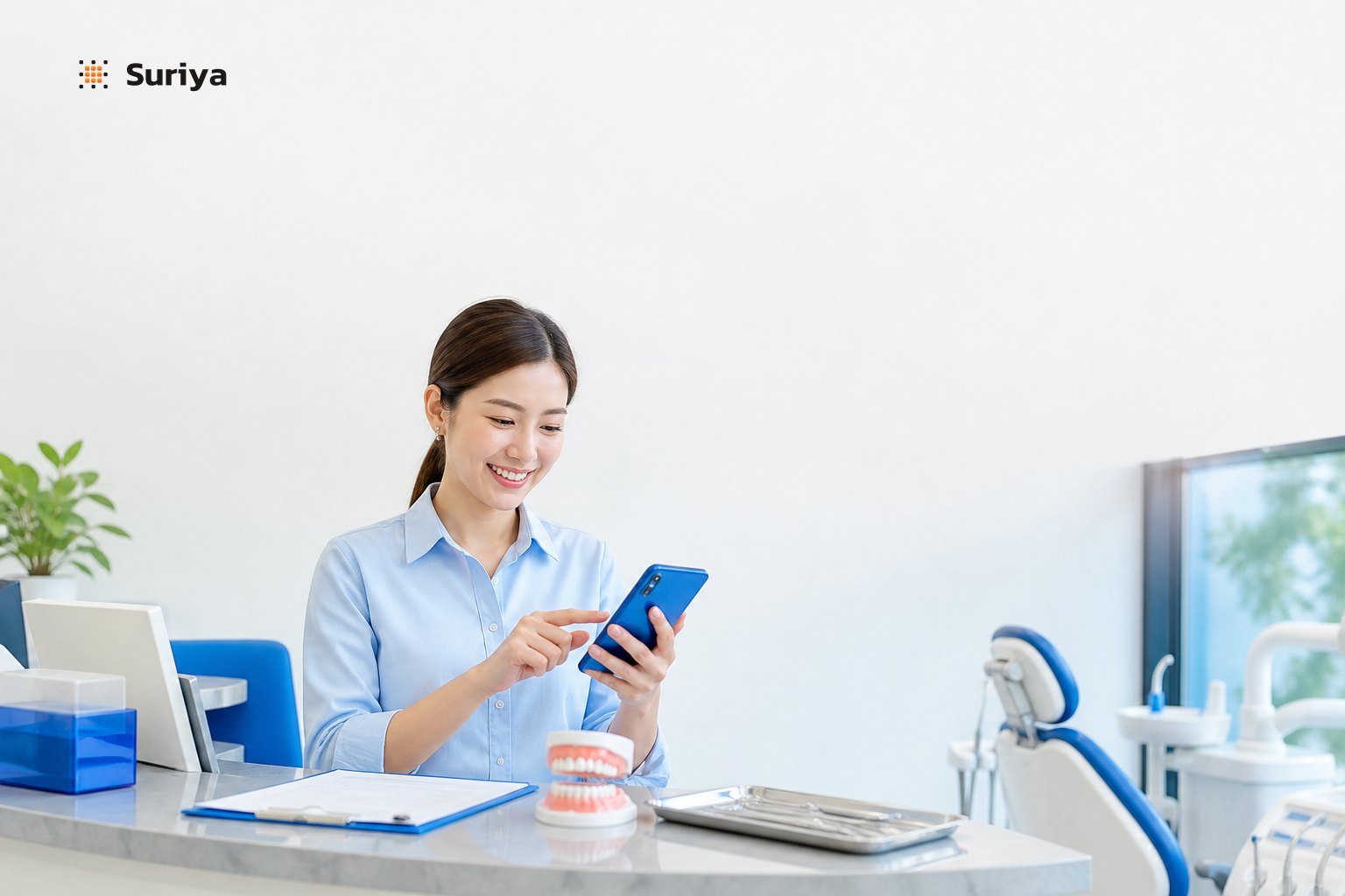 AI agent handling dental appointment bookings on LINE for a Thai dental clinic