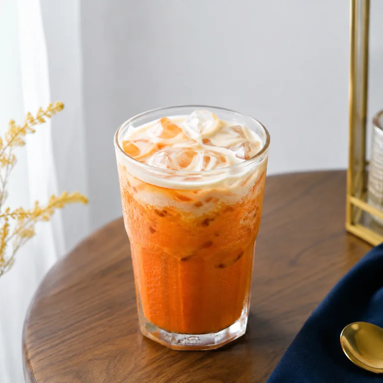 Thai iced tea product photo